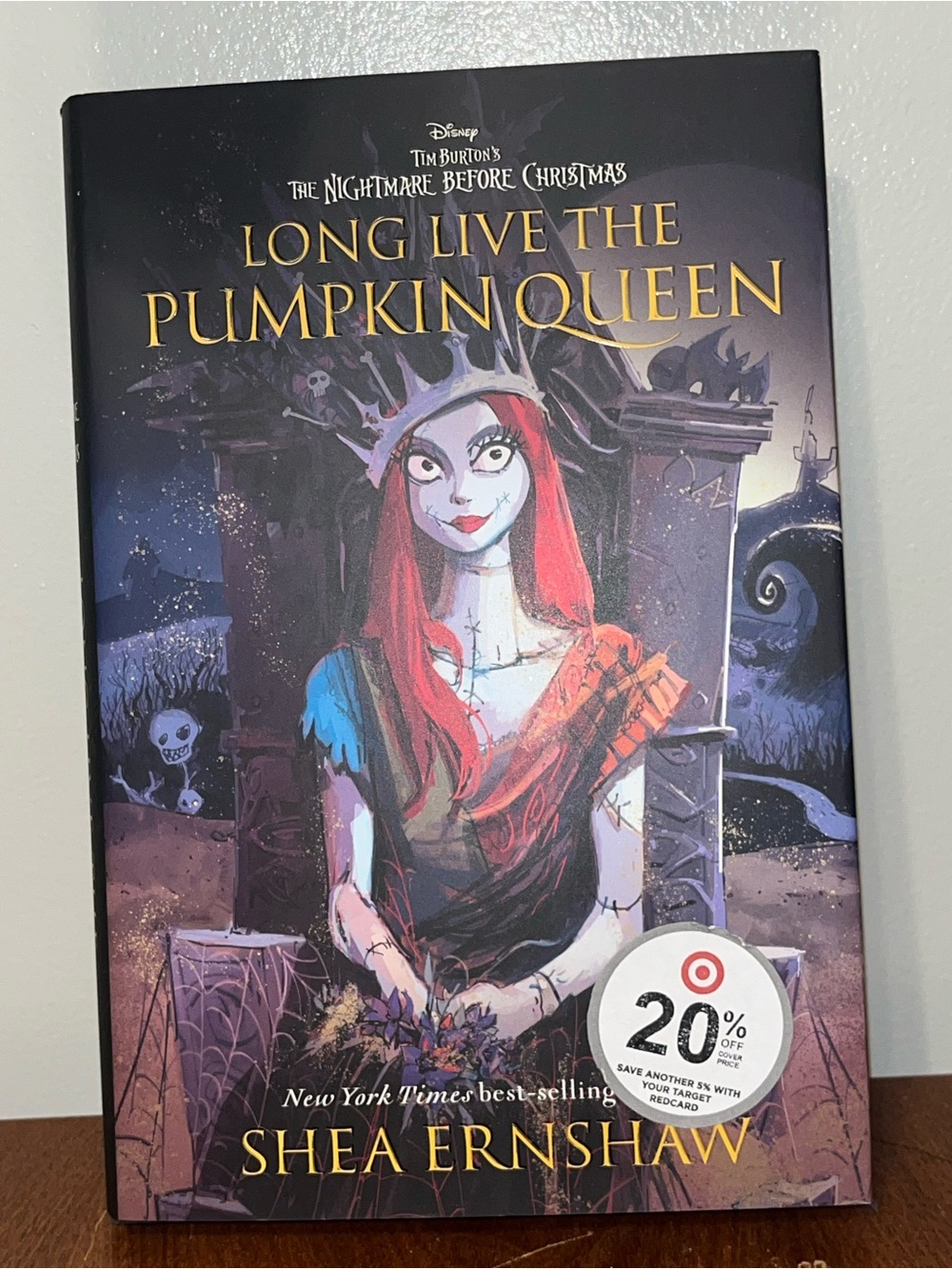 Disney Long Live The Pumpkin Queen Hardcover - Red, Purple, Black, Gold Accents